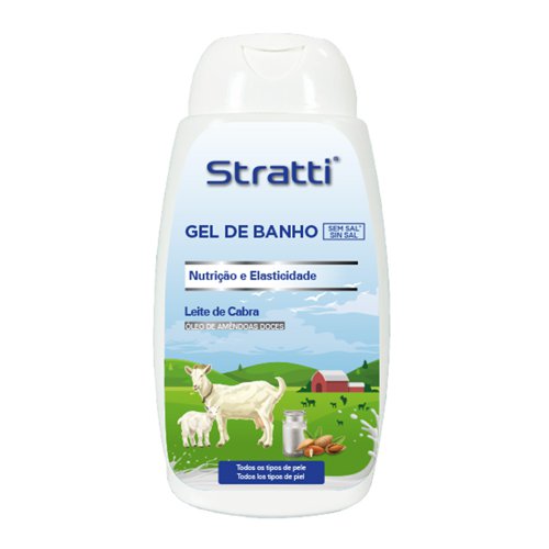 Gel de Baño Stratti Leche de Cabra & Keratina 400ml Gel de Baño Stratti Leche de Cabra & Keratina 400ml